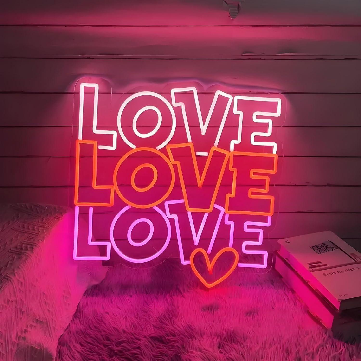 Wedding Led - Love Neon Sign USB Dimmable LED
