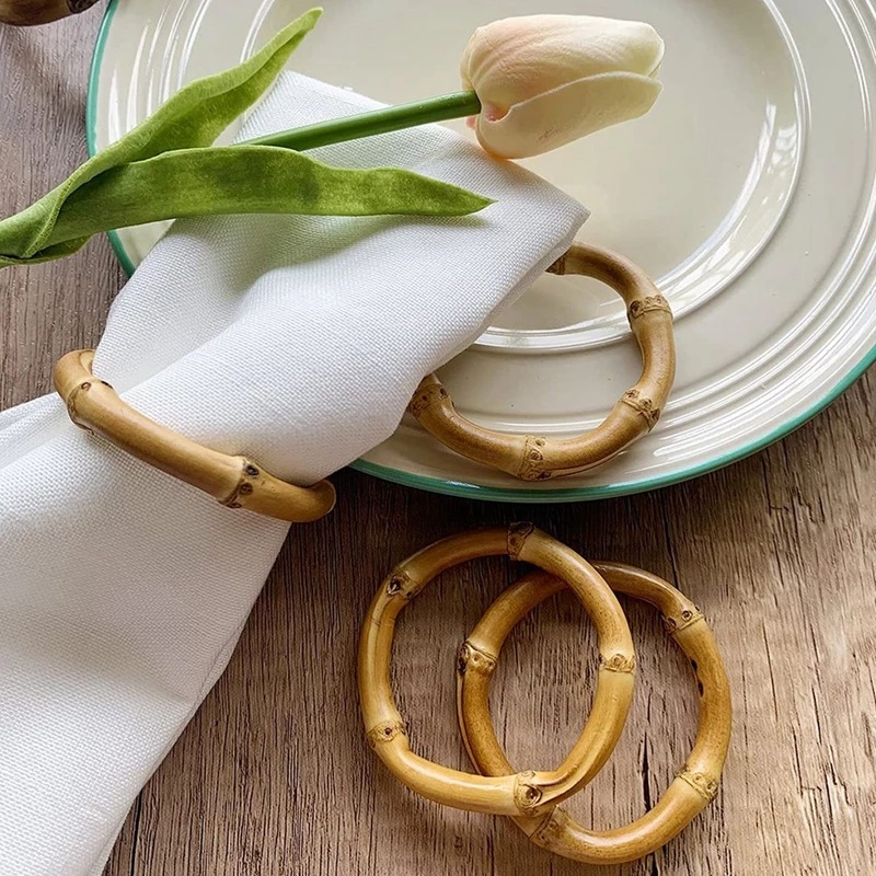 Bộ 6 Khăn Ăn Nhẫn Bộ Vòng Tay  - đánh giá và giá Wedding Ceremony Supply