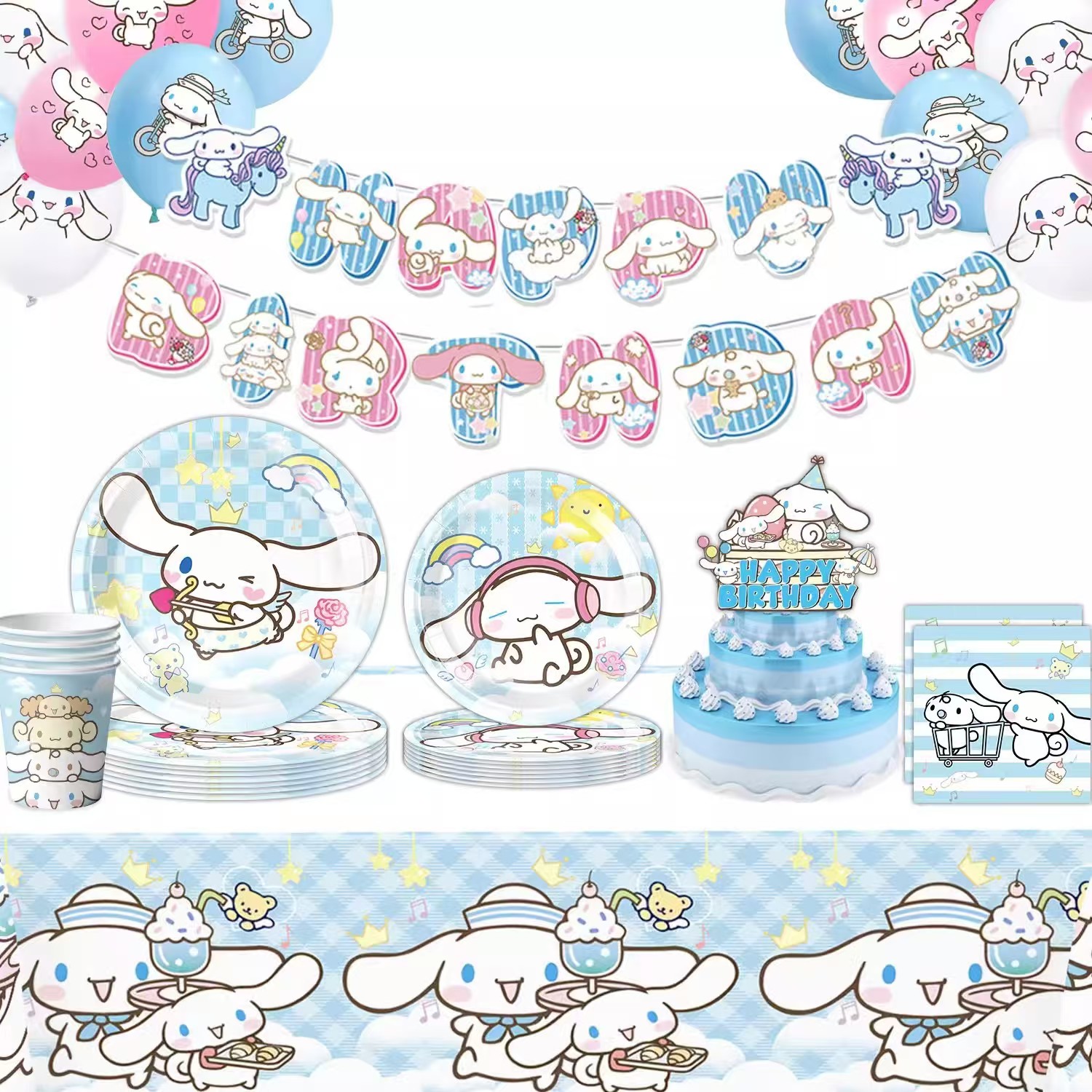 Cute dog birthday party tablew - đánh giá và giá Confetti Balloon Set