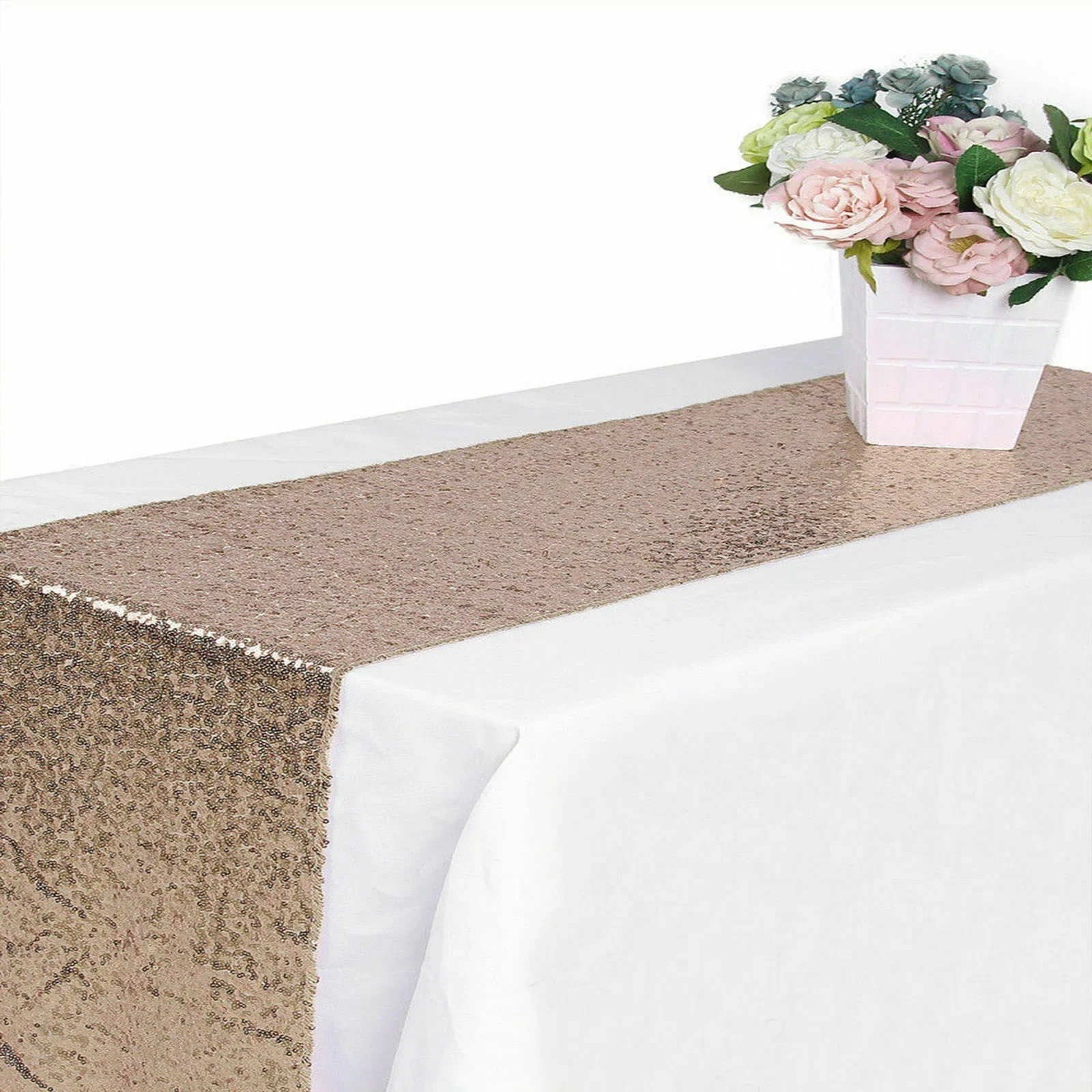 Festive Sequin Tablecloth Tabl - đánh giá và giá Table Runner Sequin