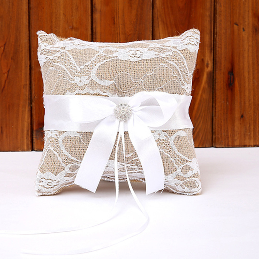 1Set Wedding Ring Pillow Lace  - đánh giá và giá Wedding Ceremony Supply