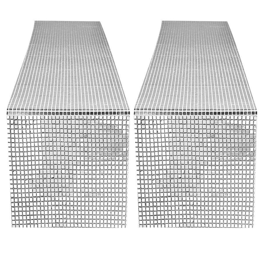 Mirror Silver Sequin Table Run - đánh giá và giá Table Runner Sequin
