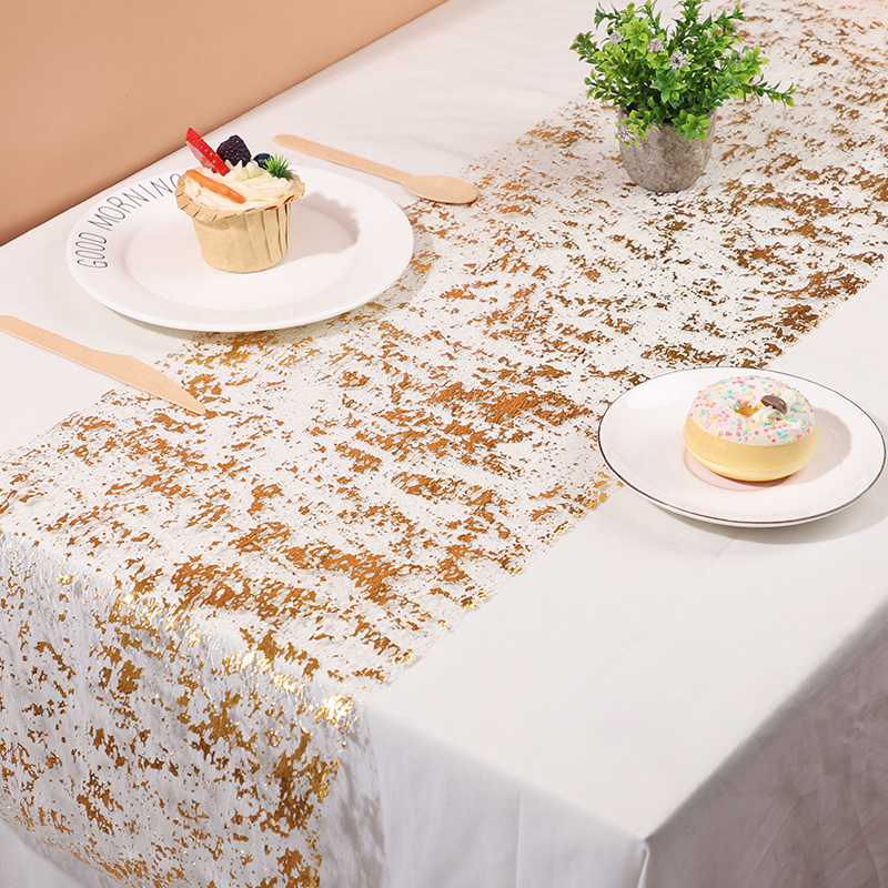 Metallic Gold Table Runner Seq - đánh giá và giá Table Runner Sequin