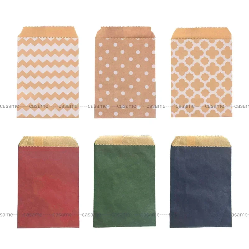 50pcs, 15x10cm Wave Dot Kraft  - đánh giá và giá Wedding Supply Business
