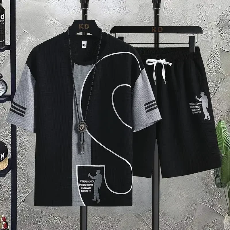Male T Shirt Short Sets Graphi - đánh giá và giá Wedding Job