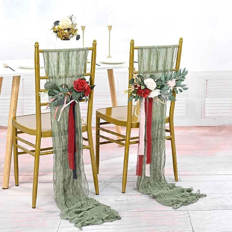 30PCS Sage Green Cheesecloth C - đánh giá và giá Wedding Ceremony Supply