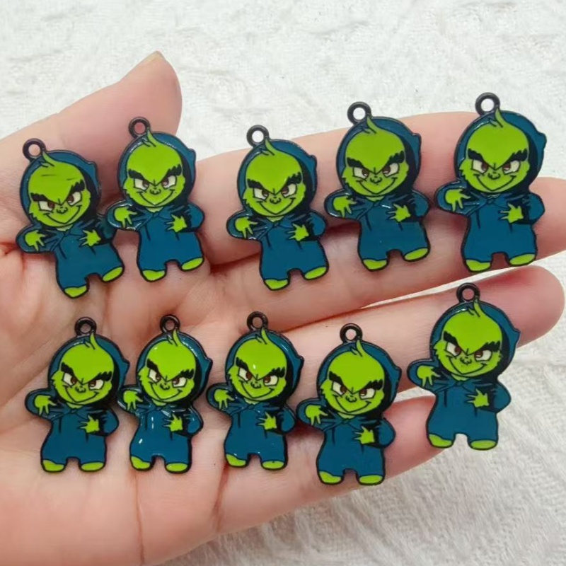 10pcs alloy drip oil cartoon C - đánh giá và giá Wedding Yes