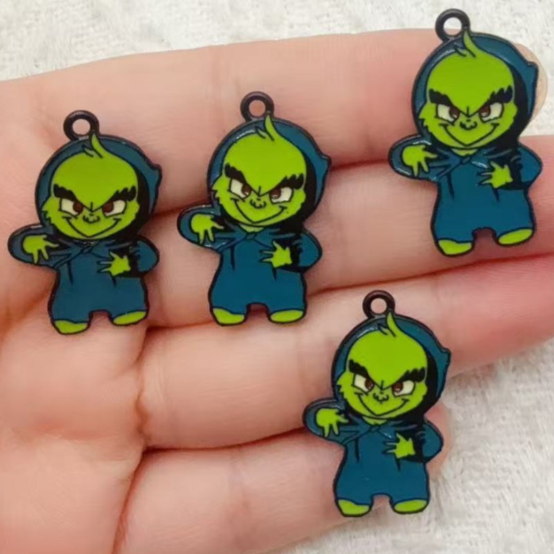 10pcs alloy drip oil cartoon C - đánh giá và giá Wedding Yes