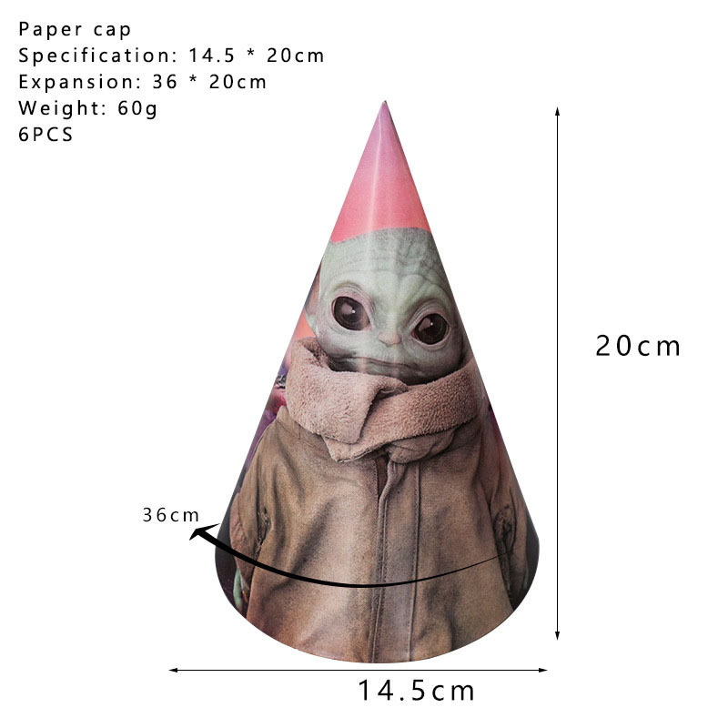 Cartoon Yoda Baby Theme Birthd - đánh giá và giá Confetti Balloon Set