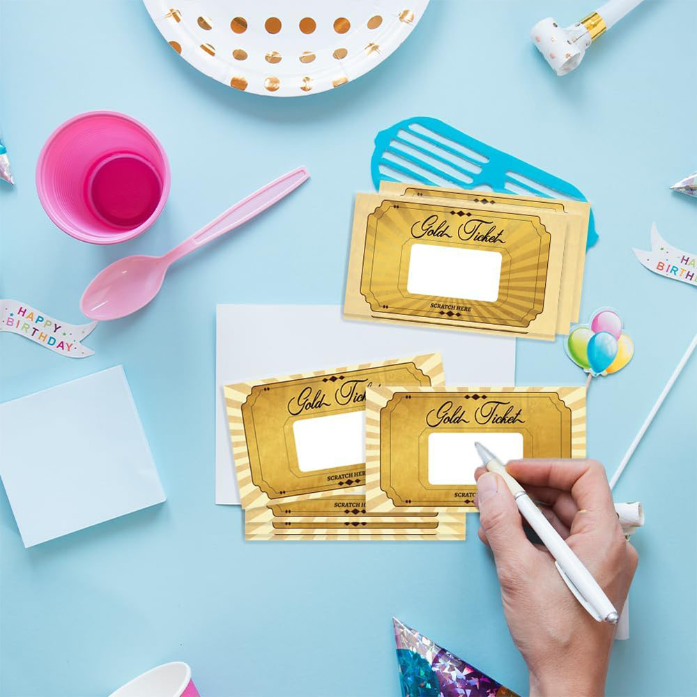 20 pcs Gold Scratch off Cards  - đánh giá và giá Wedding Supply Business